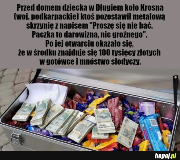 
    Tajemniczy darczyńca