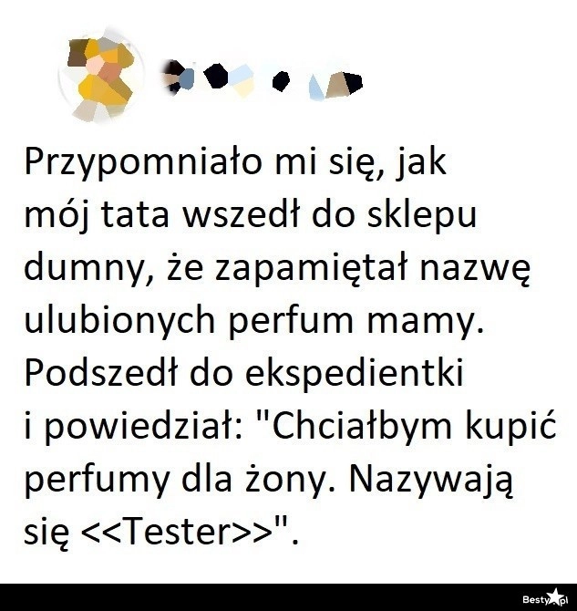 
    Ulubione perfumy żony 