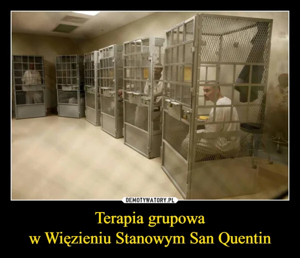 
    Terapia grupowa w Więzieniu Stanowym San Quentin