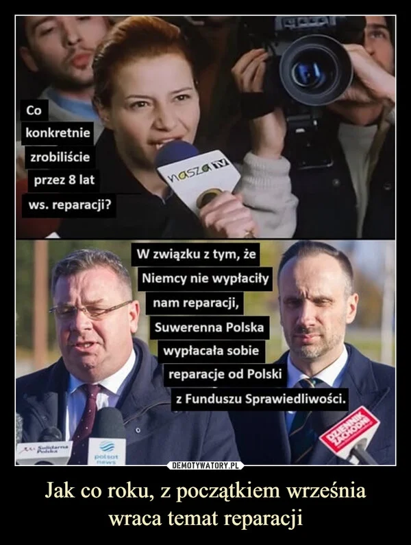 
    Jak co roku, z początkiem września wraca temat reparacji