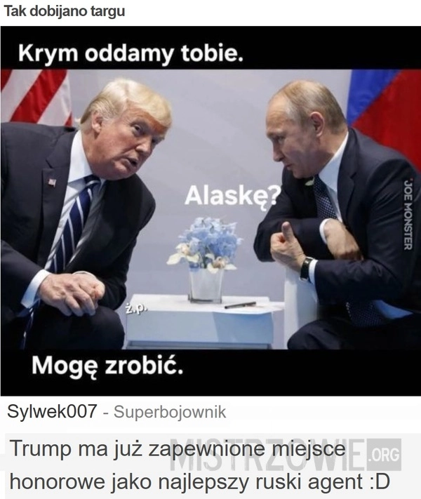 
    Tak dobijano targu