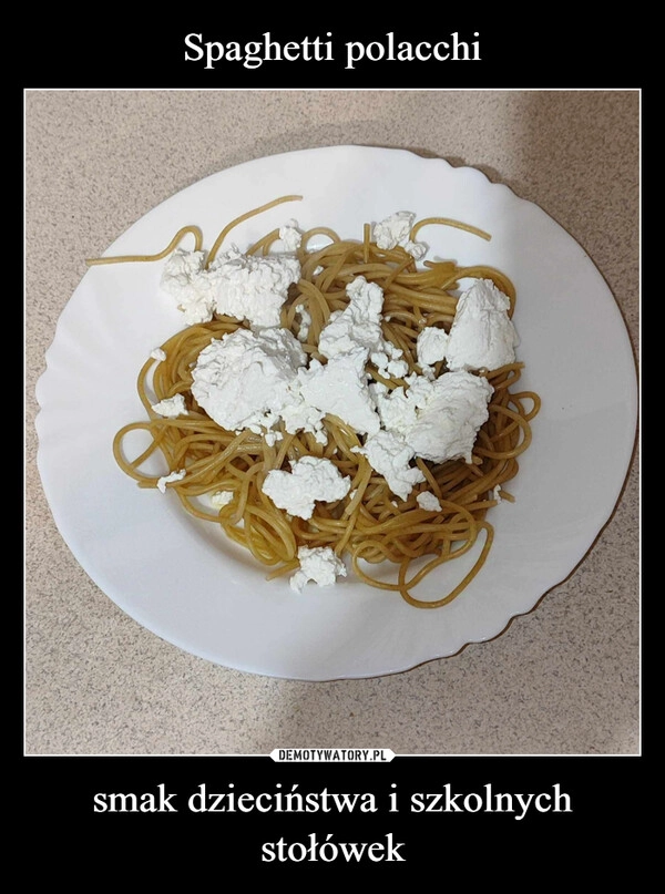 
    Spaghetti polacchi smak dzieciństwa i szkolnych stołówek