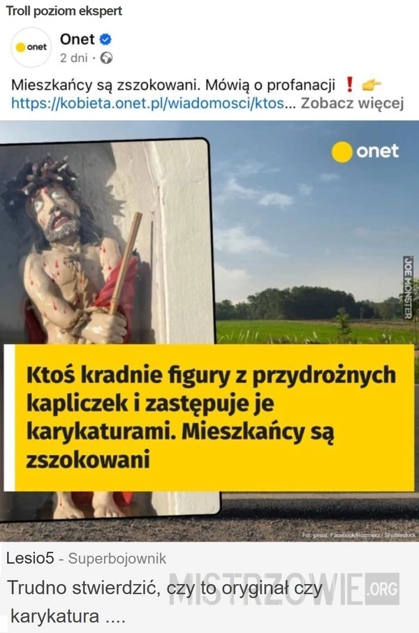 
    Troll poziom ekspert