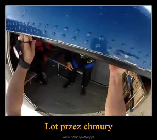 Lot przez chmury