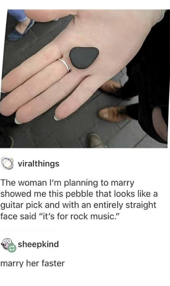 
    She’s a keeper
