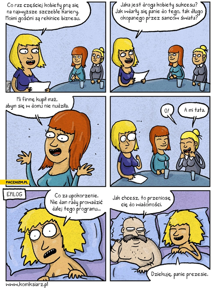 
    Kobieca kariera komiks