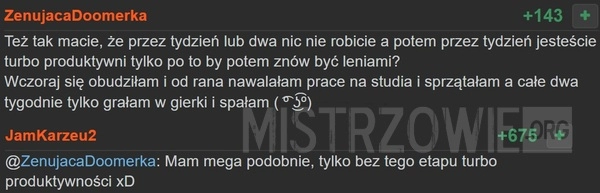 
    Też tak macie, że...