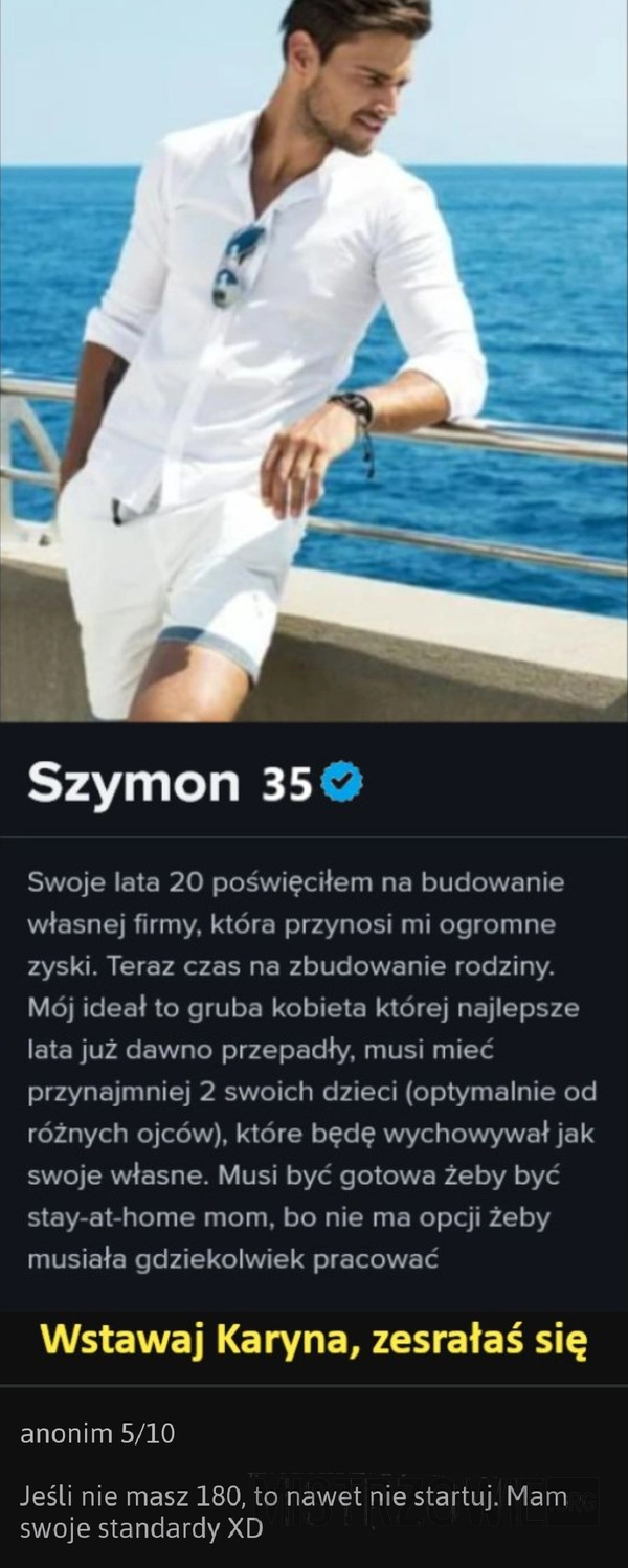 
    Ogłoszenie matrymonialne