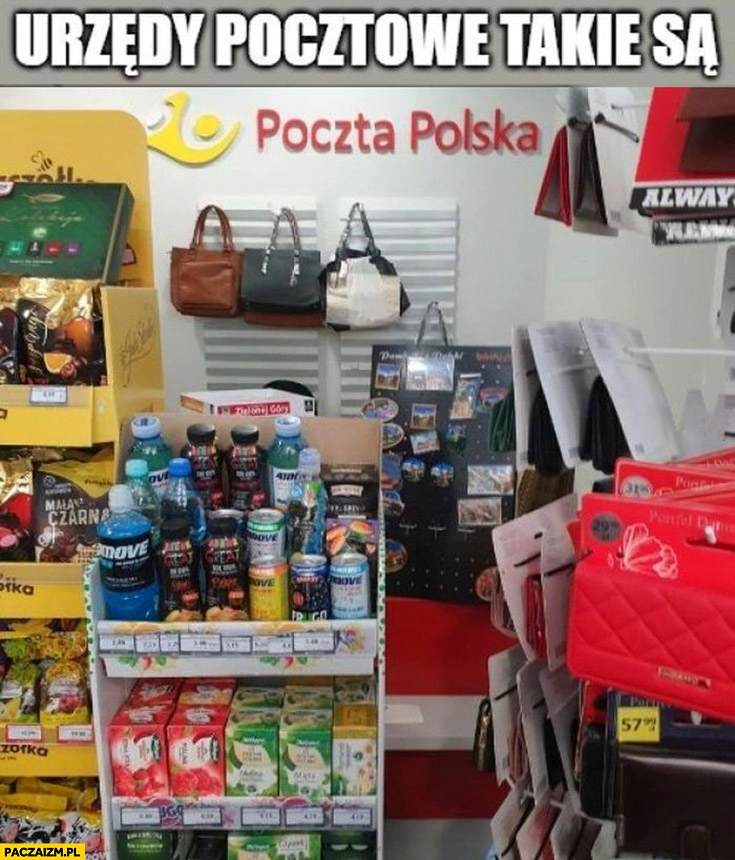 
    Urzędy pocztowe takie są losowe przedmioty