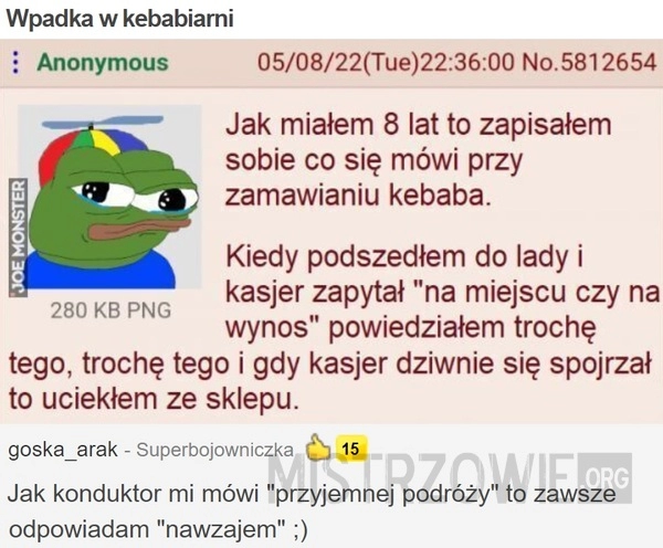 
    
			Wpadka w kebabiarni					