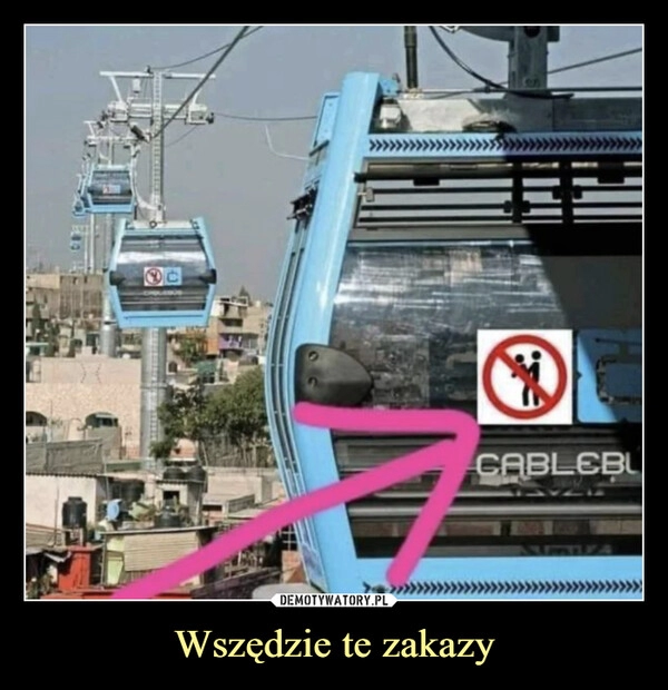 
    Wszędzie te zakazy