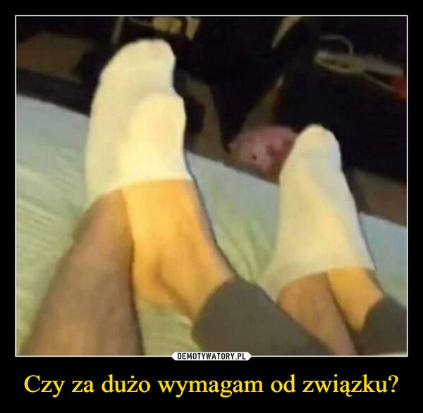 
    Czy za dużo wymagam od związku?