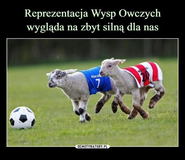 
    Reprezentacja Wysp Owczych wygląda na zbyt silną dla nas