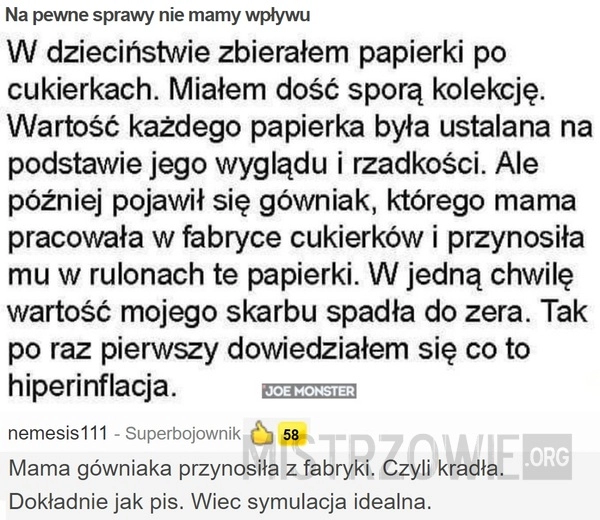 
    
			Na pewne sprawy nie mamy wpływu					