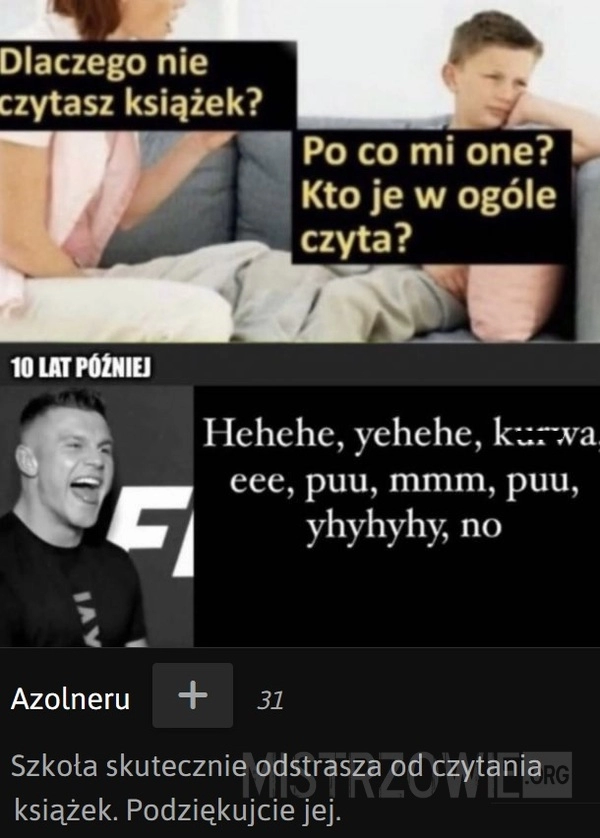 
    
			Neandertalczyk w akcji...					