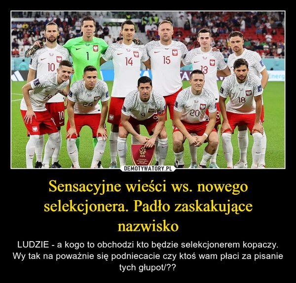 
    Sensacyjne wieści ws. nowego selekcjonera. Padło zaskakujące nazwisko 