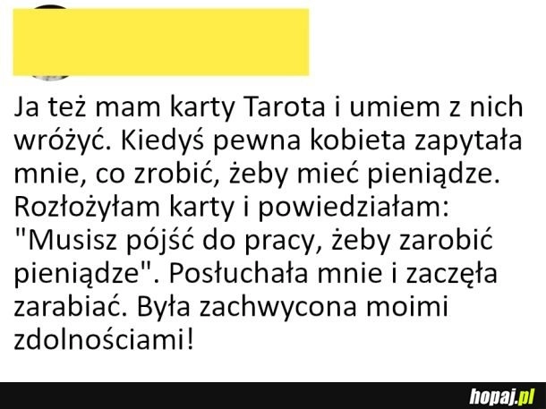
    Uzdolniony tarocista