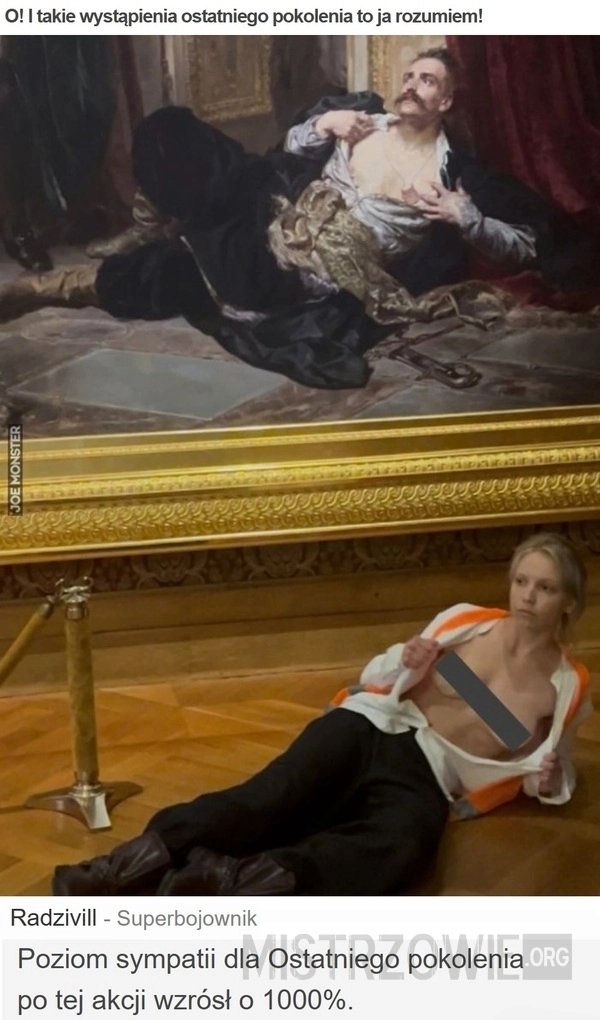 
    O! I takie wystąpienia ostatniego pokolenia to ja rozumiem!