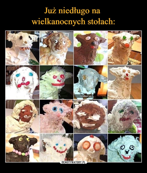 
    Już niedługo na 
wielkanocnych stołach: