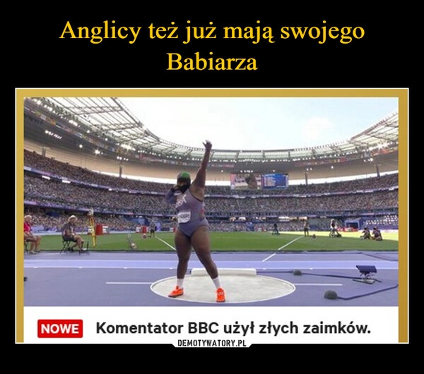 
    Anglicy też już mają swojego Babiarza