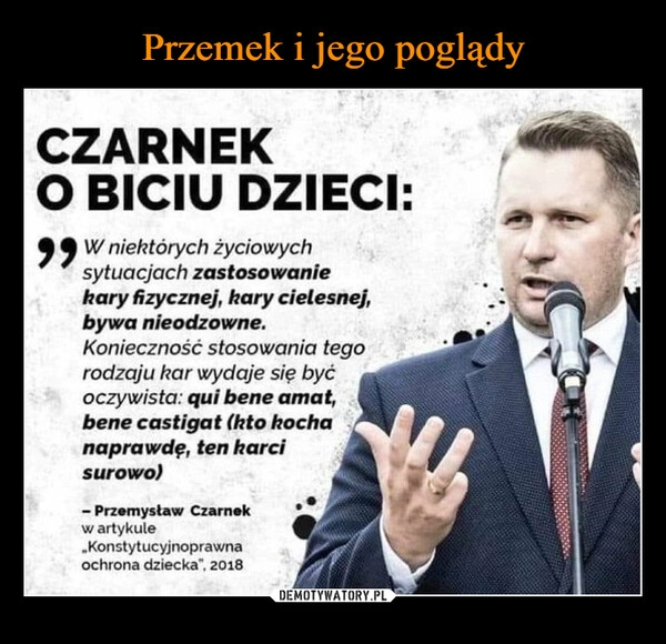 
    Przemek i jego poglądy