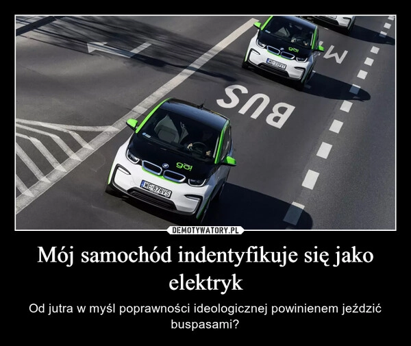 
    Mój samochód indentyfikuje się jako elektryk