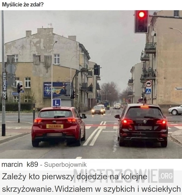 
    Myślicie że zdał?