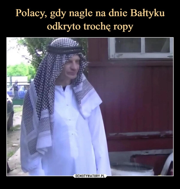 
    Polacy, gdy nagle na dnie Bałtyku odkryto trochę ropy