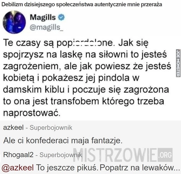 
    Debilizm dzisiejszego społeczeństwa