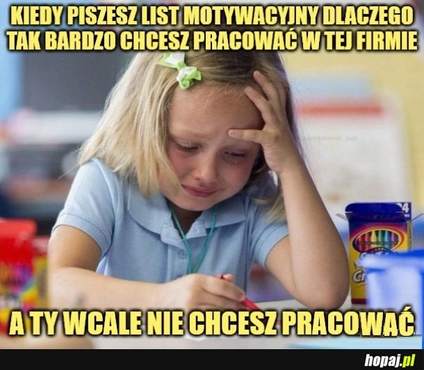 
    List motywacyjny.