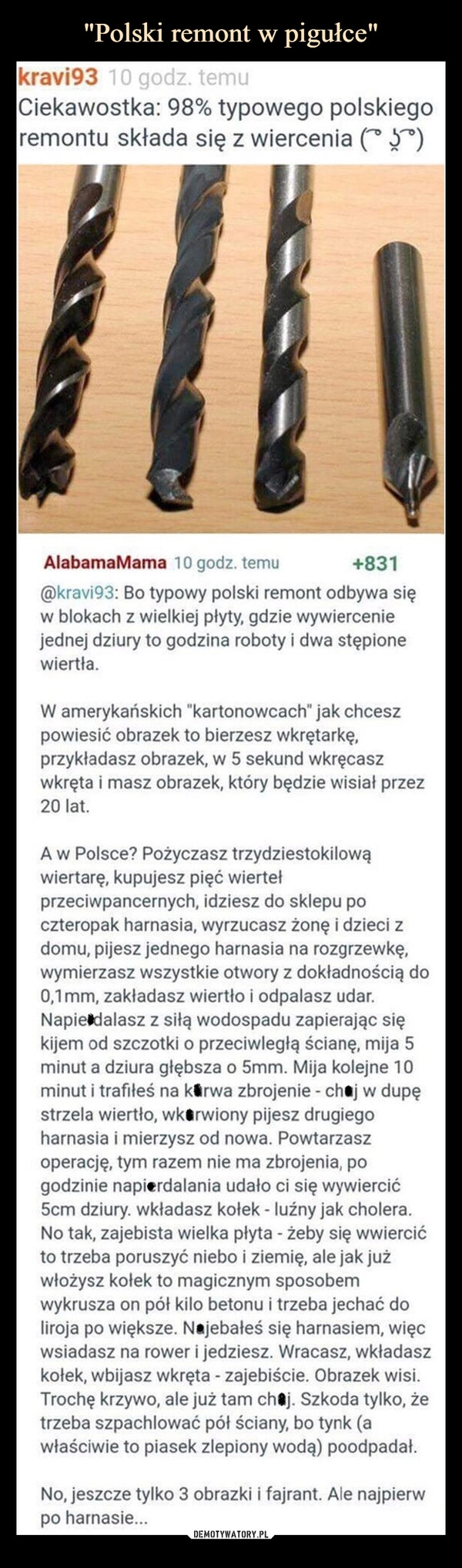 
    "Polski remont w pigułce"