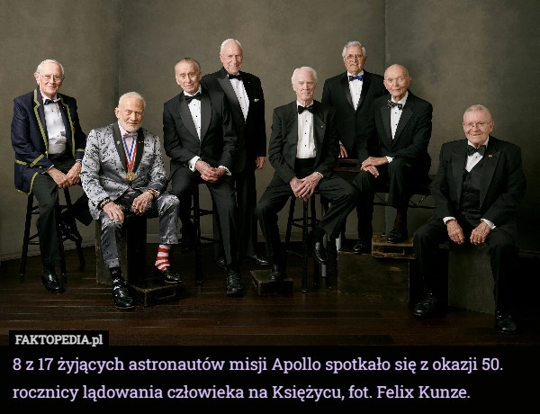 
    8 z 17 żyjących astronautów misji Apollo spotkało się z okazji 50. rocznicy...