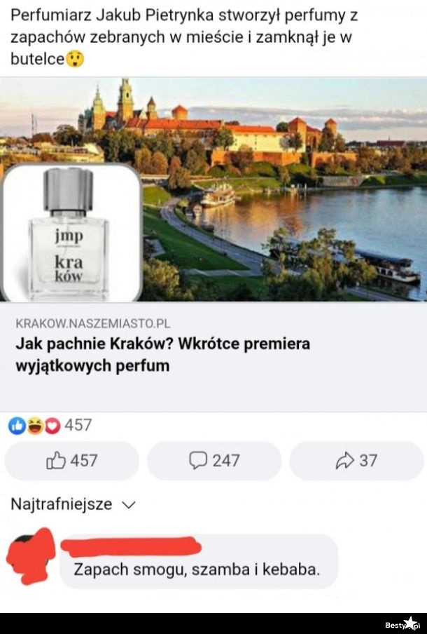 
    Perfumy o zapachu Krakowa 