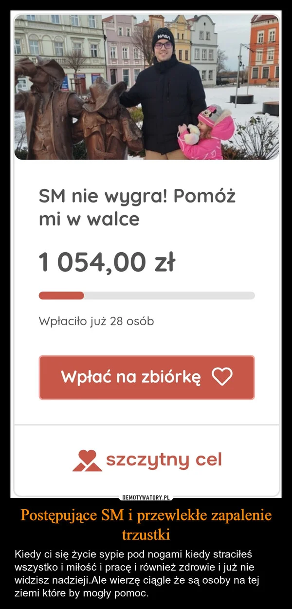 
    Postępujące SM i przewlekłe zapalenie trzustki