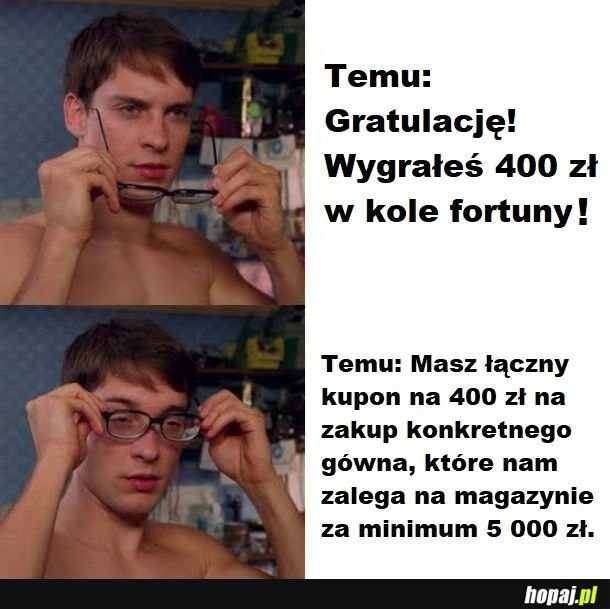 
    Temu i jego kupony