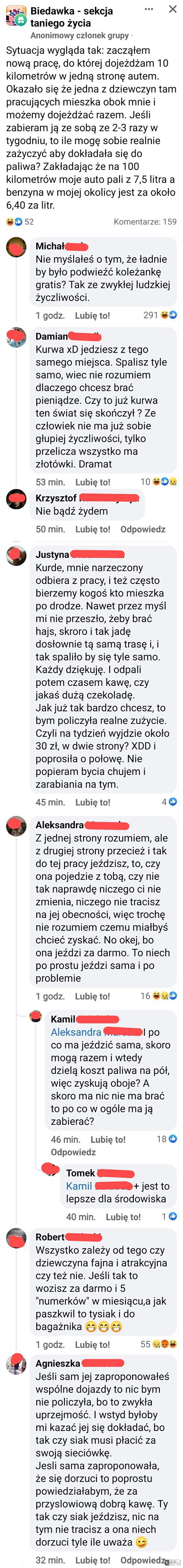 
    Ale jak to tak mam się dorzucać do paliwa?