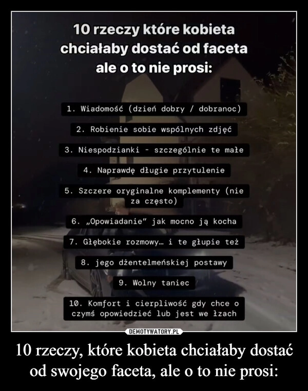 
    10 rzeczy, które kobieta chciałaby dostać od swojego faceta, ale o to nie prosi: