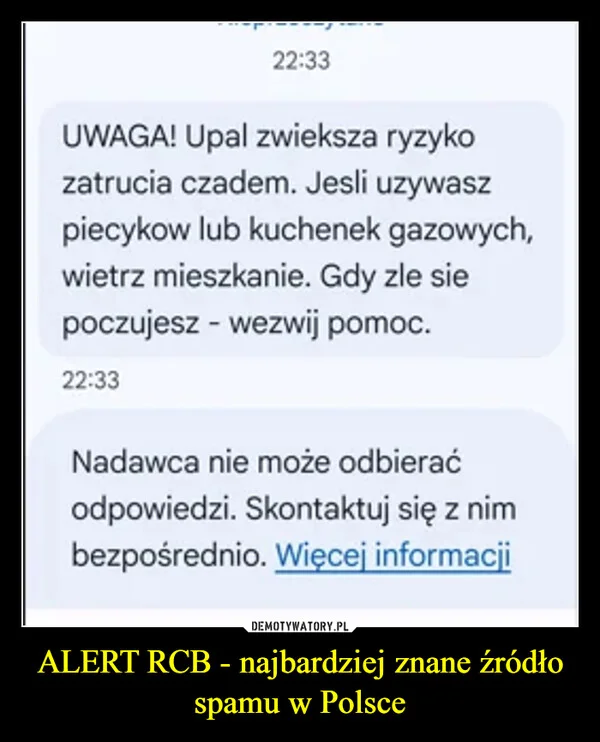 
    ALERT RCB - najbardziej znane źródło spamu w Polsce