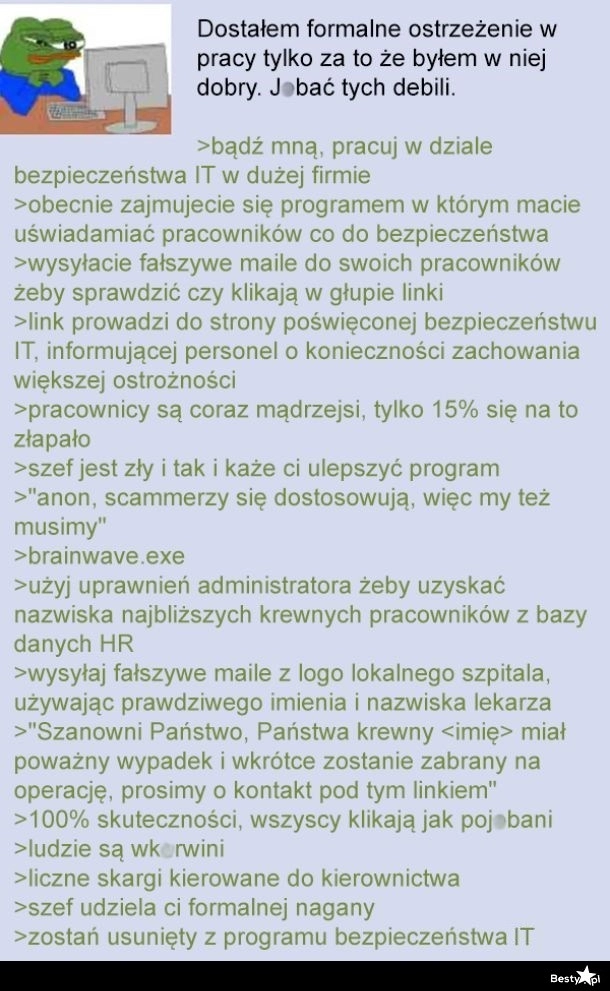 
    Formalne ostrzeżenie w pracy i jego konsekwencje 