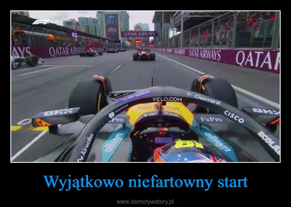 
    Wyjątkowo niefartowny start