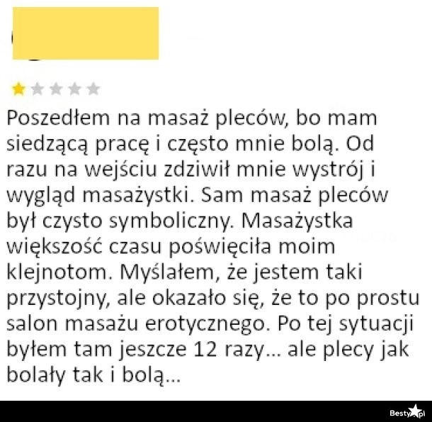 
    Masaż pleców 