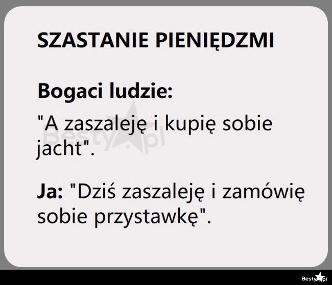 
    Szastanie pieniędzmi 