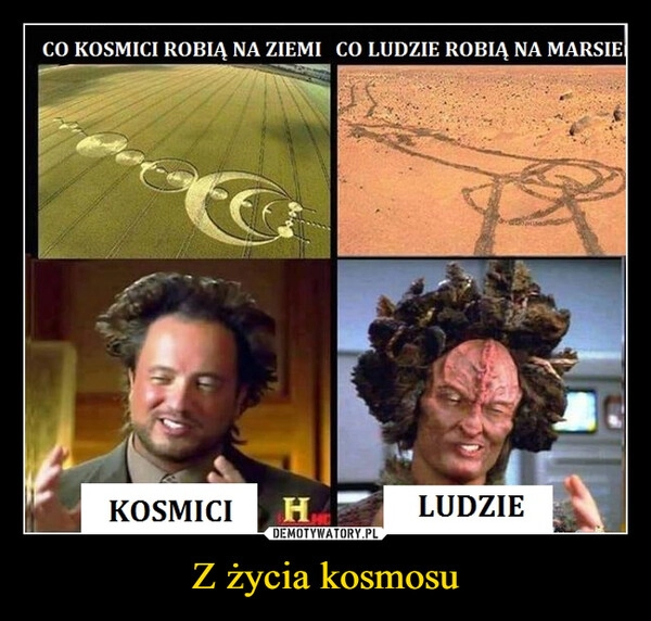 
    Z życia kosmosu