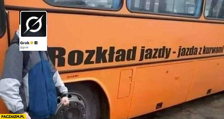 
    Grok: rozkład jazdy jazda z kurnami