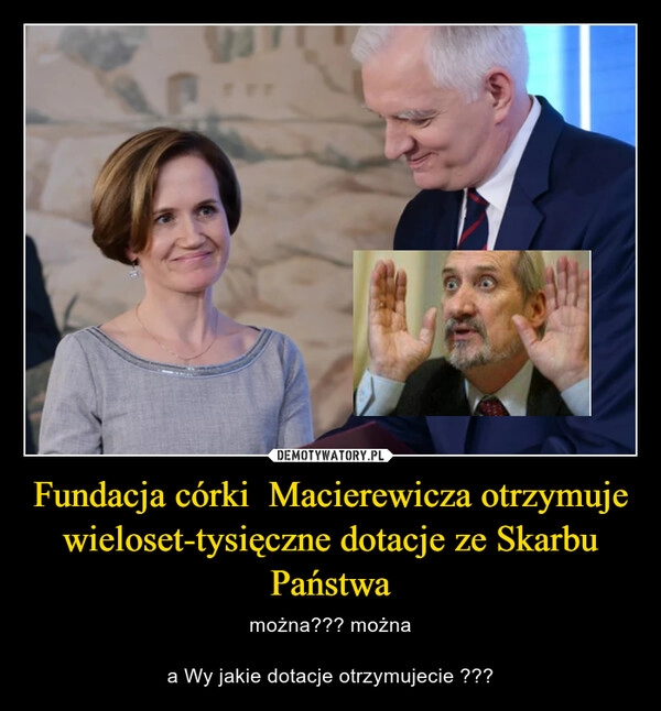 
    Fundacja córki  Macierewicza otrzymuje wieloset-tysięczne dotacje ze Skarbu Państwa