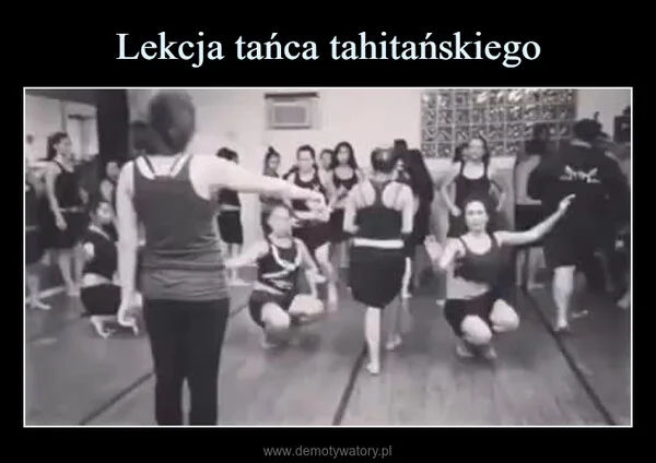 
    Lekcja tańca tahitańskiego