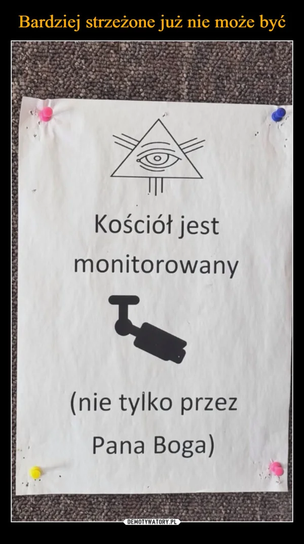 
    Bardziej strzeżone już nie może być