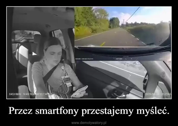 Przez smartfony przestajemy myśleć.