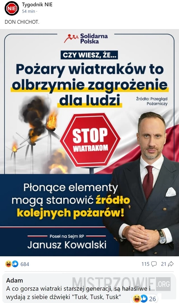 
    Stop wiatrakom