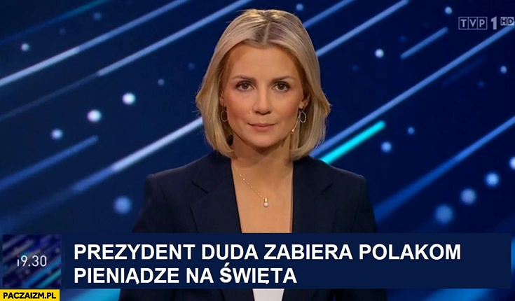 
    Prezydent Duda zabiera Polakom pieniądze na święta pasek wiadomości i9.30